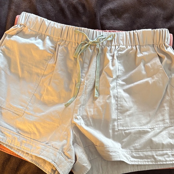 Women's Coral and Grey Cotton Shorts - 2️⃣ for the price of 1️⃣ - Picture 6 of 7